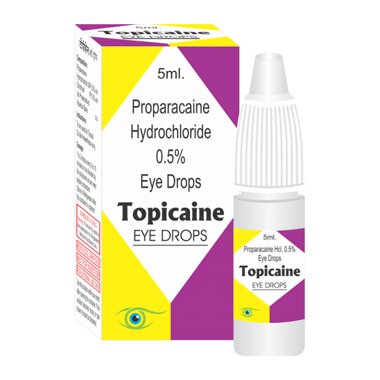Topicaine (Eye Drops) Pharmtak Ophthalmics (I) Pvt. Ltd.