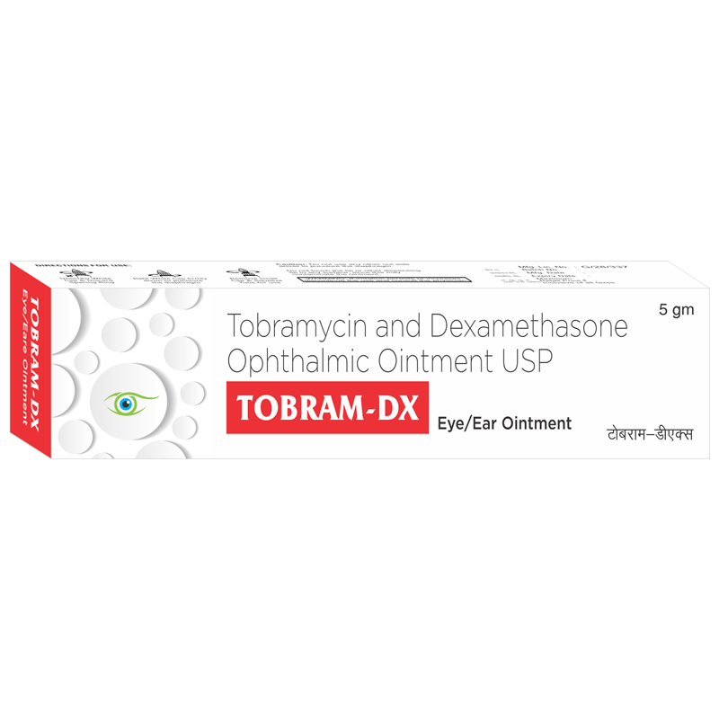 TobramDX (Eye/Ear Ointment) Pharmtak Ophthalmics (I) Pvt. Ltd.